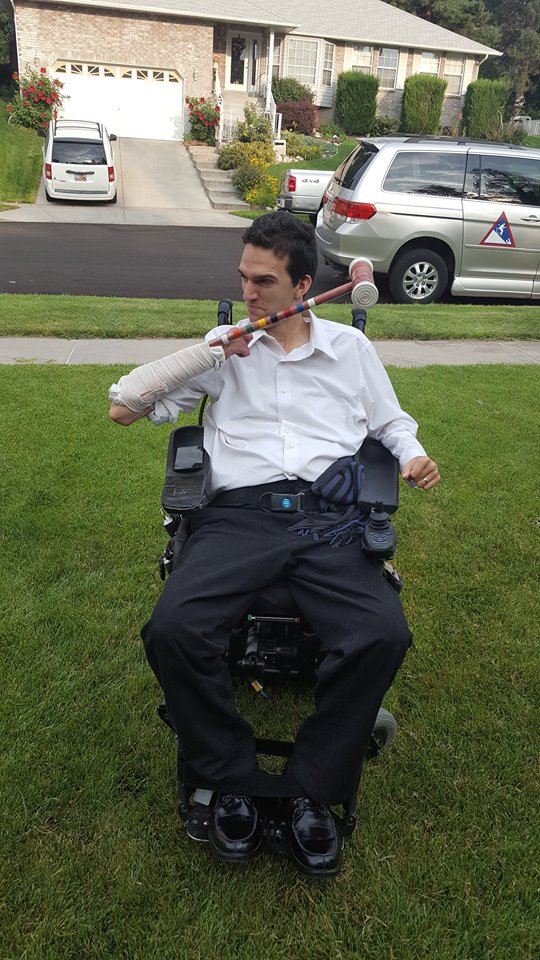 One Sunday I played croquet with Tessa's family. We strapped a croquet mallet to my arm with an ace bandage. My hand turned purple, but I got second place and it was totally worth it.